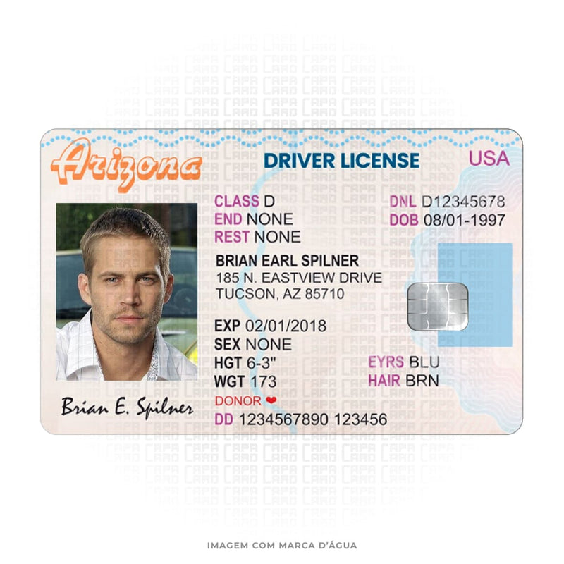 CAPACARD Brian Driver License - CAPACARD