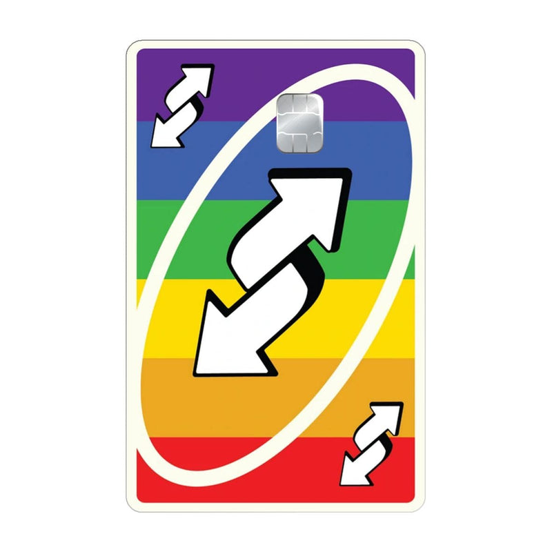 CAPACARD Carta Uno Inversão Do Sentido Rainbow - CAPACARD