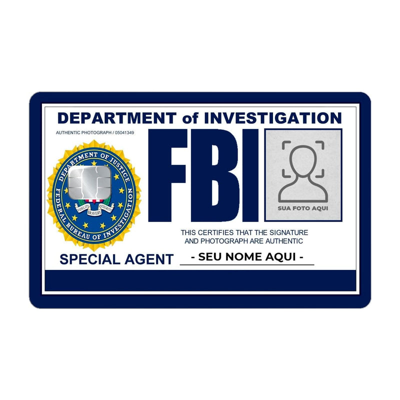 CAPACARD ID FBI (Foto/Nome) - CAPACARD