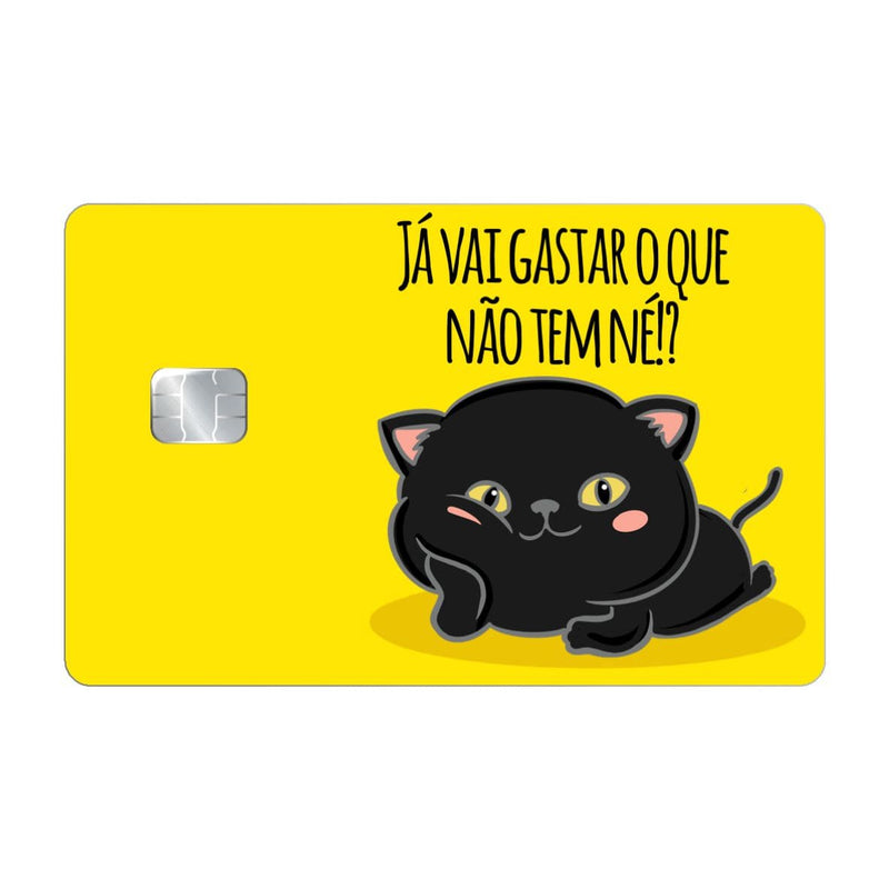 CAPACARD Já Vai Gastar O Que Não Tem Né Fundo Amarelo - CAPACARD