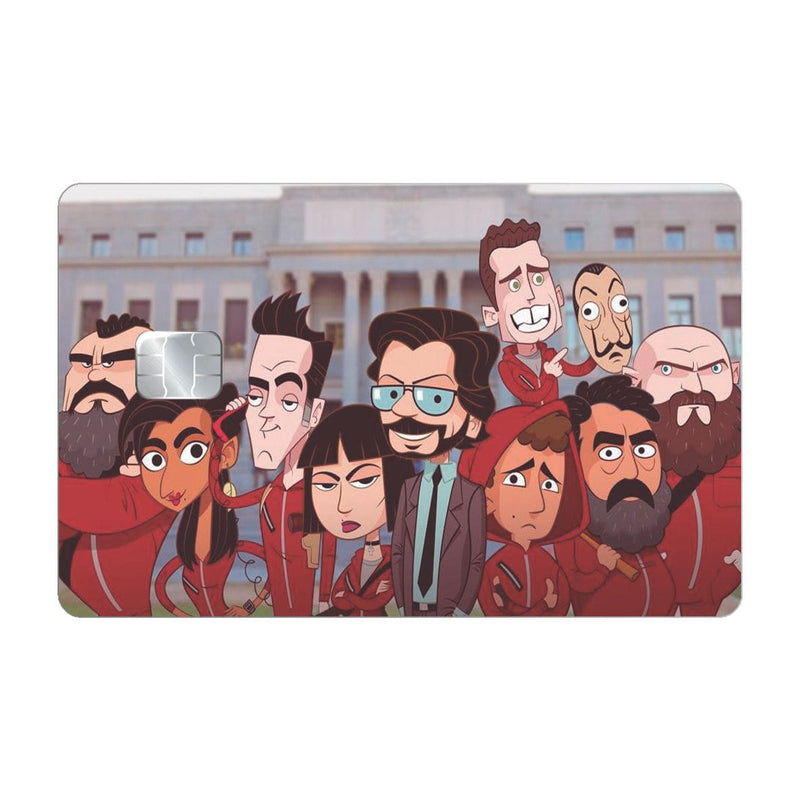 CAPACARD La Casa De Papel Versão Caricatura - CAPACARD