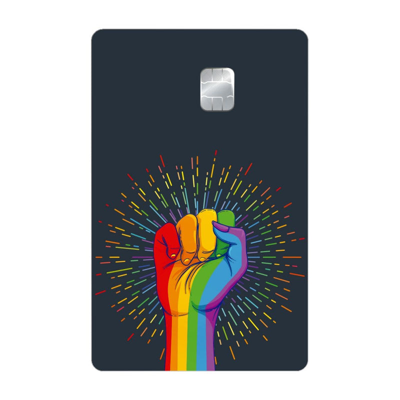 CAPACARD LGBTQIA+ Punho Colorido - CAPACARD